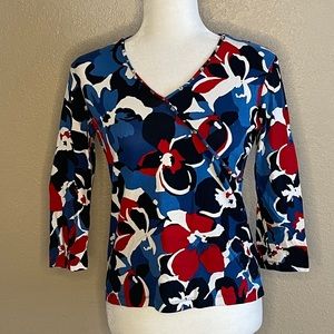 Lara Lane Beautiful Red, White and Blue Blouse
